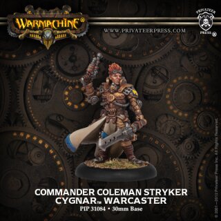 Cygnar Warcaster - Commander Coleman Stryker Resculpt Blister