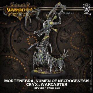 Cryx Warcaster Mortenebra, Numen of Necrogenesis