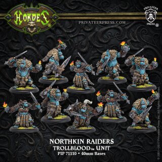 Northkin Raiders– Trollblood Unit Attachment (resin/metal)