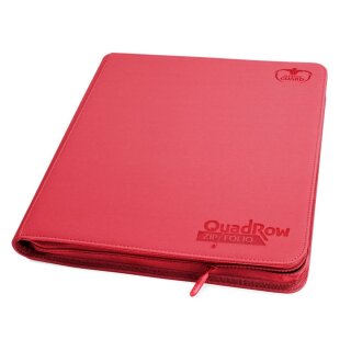 Ultimate Guard 12-Pocket QuadRow ZipFolio XenoSkin Rot