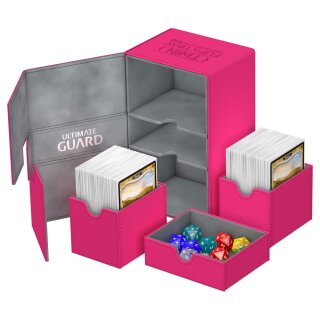Ultimate Guard Twin Flip´n´Tray Deck Case 160+ Standardgröße XenoSkin Pink