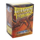 Dragon Shield Matte - Red (100 ct. in box)
