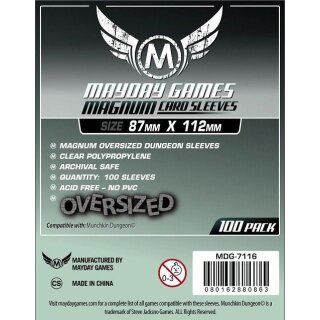 Munchkin Dungeon Sleeves - Magnum Oversized (87x112mm)