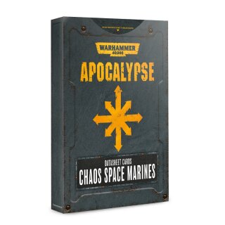 APOCALYPSE D/SHEETS: CHAOS S/MARINES (ENG)