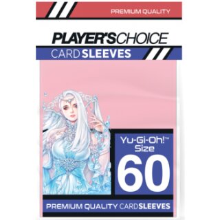 Players Choice Premium Yu-Gi-Oh! Sized Card Sleeves - Power Pink (60 Sleeves)