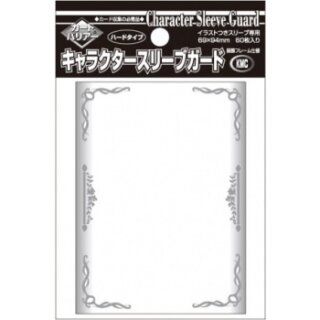 KMC Standard Sleeves - Character Guard Clear with Florals 60 oversized Sleeves