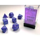 Chessex Speckled Polyhedral 7-Die Set - Silver Tetra