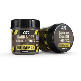 AK INTERACTIVE DARK AND DRY CRACKLE EFFECTS - 100ML (ACRYL)