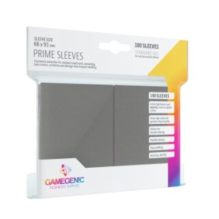 Gamegenic - Prime Sleeves Grey (100 Sleeves)