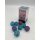 Chessex - Gemini® 16mm d6 Gel Green-Pink/blue Luminary™ Dice Block™ (12 dice)