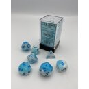 Gemini® Polyhedral Pearl Turquoise-White/blue...