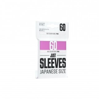 Just Sleeves - Japanese Size Pink (60 Sleeves)