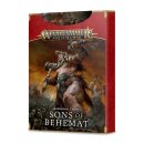 AGE OF SIGMAR: WARSCROLL CARDS SONS OF BEHEMAT